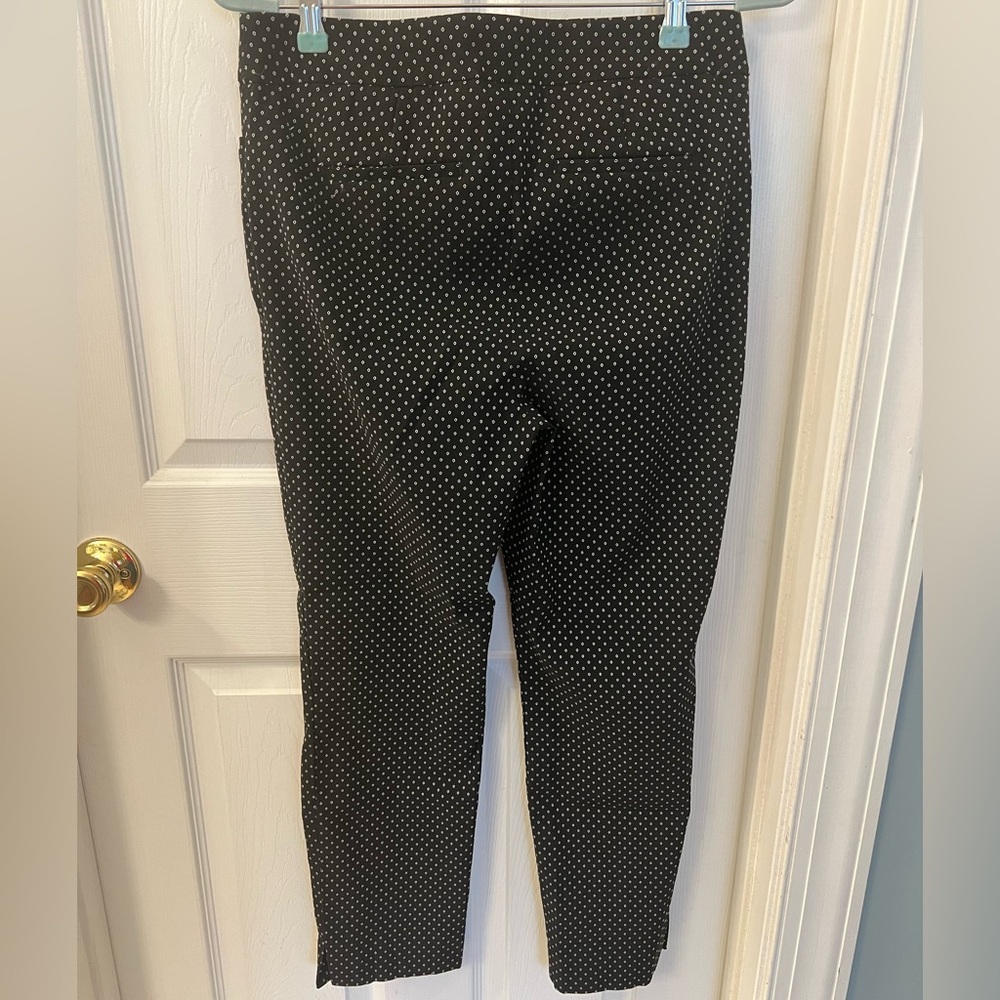 Chico’s Pull-On Black & White Pants Sz 1.5R (10) - Picture 2 of 8